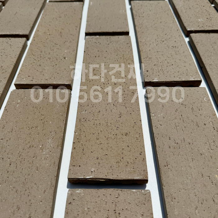올라운더 점토타일 260x80x12T 베이지 테라코타타일 / 하다건재