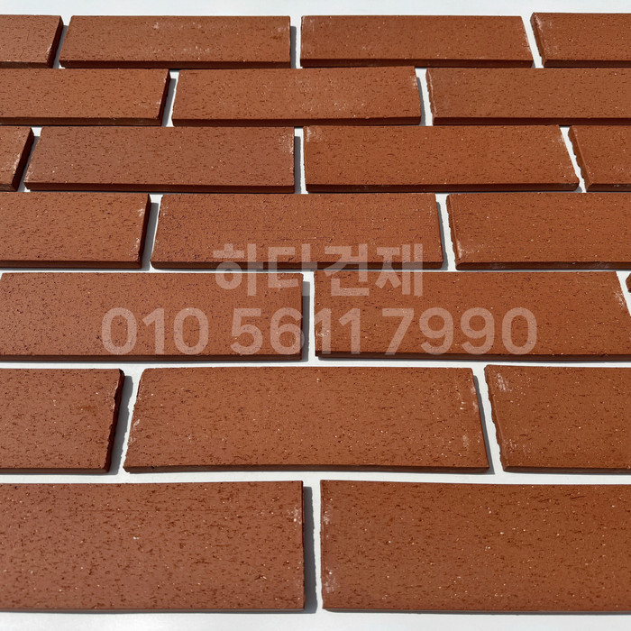 올라운더 점토타일 260x80x12T 레드 테라코타타일 / 하다건재