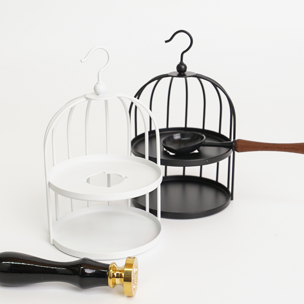 실링왁스 새장 스푼 거치대 받침대 철재