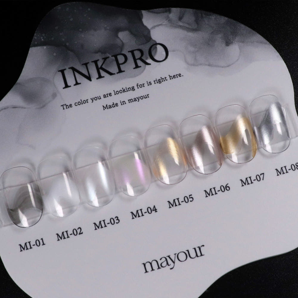 MAYOUR Ink Pro Ink Gel: Silver Gel Single - Premium Korean Metallic Silver Line Art Gel