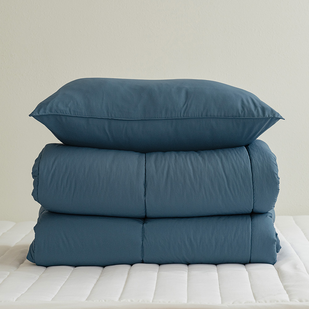 바자르 더모먼트 M2 알러지케어 사계절 차렵이불 패드세트 SS