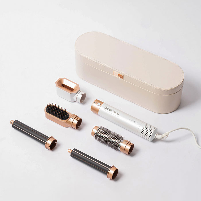 비엘홈 헤어 스타일러 멀티 에어 브러쉬 드라이기 봉 고데기 빗 고데기 롤 볼륨 휴대용