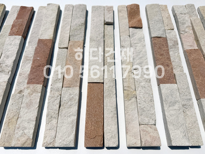 유닛 적층돌 300x50x16T / 하다건재 천연석