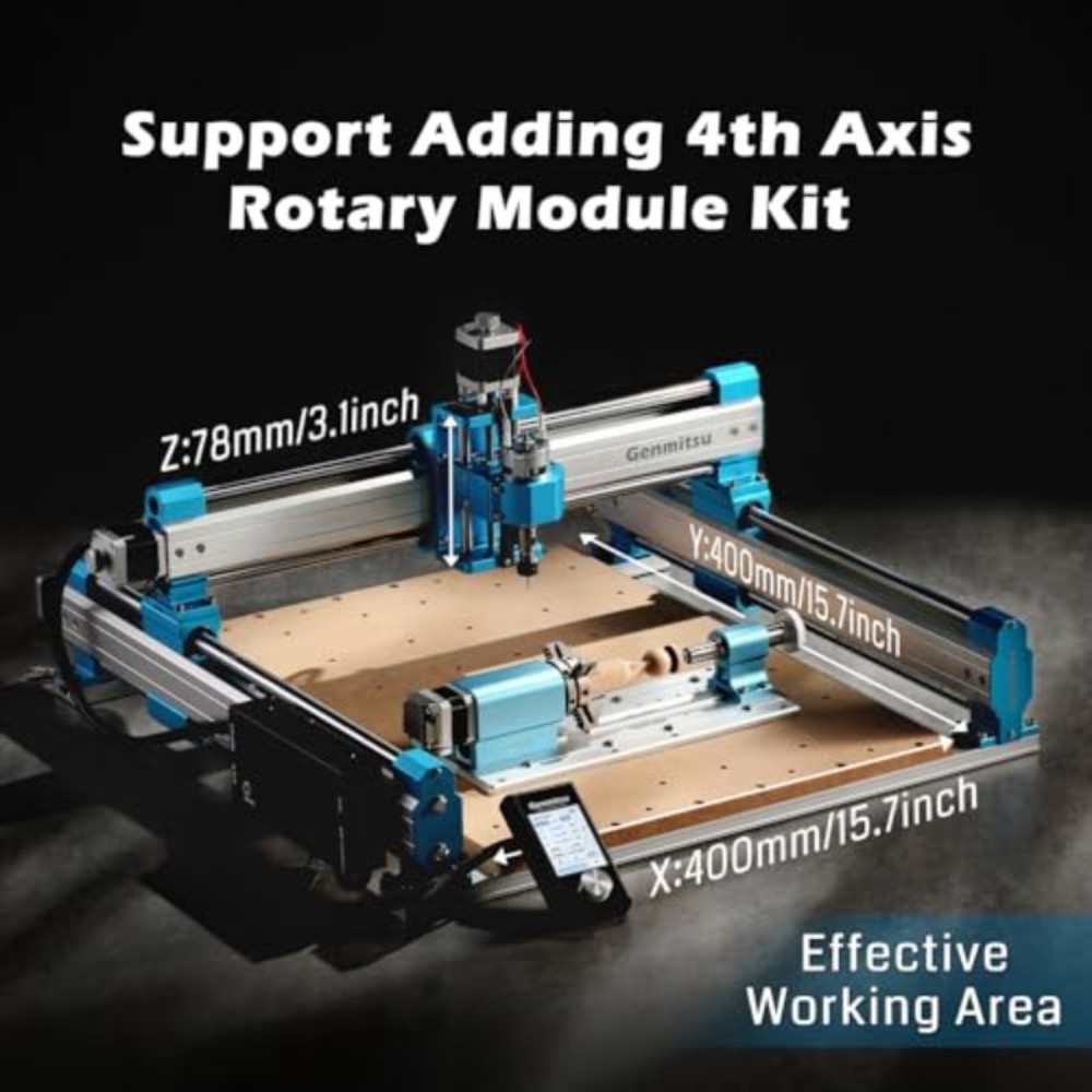 Genmitsu CNC 머신 4040-PRO 우드 아크릴 MDF 나일론 카빙 컷 GRBL - 상세 이미지 5