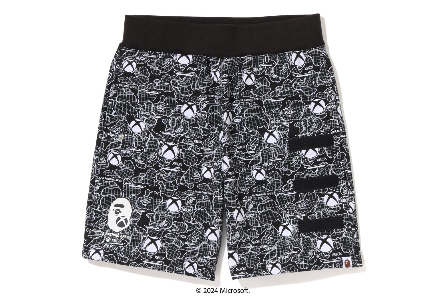 베이프 X XBOX 반바지 CAMO SWEAT SHORTS 1K73-153-901 - 상세 이미지 2