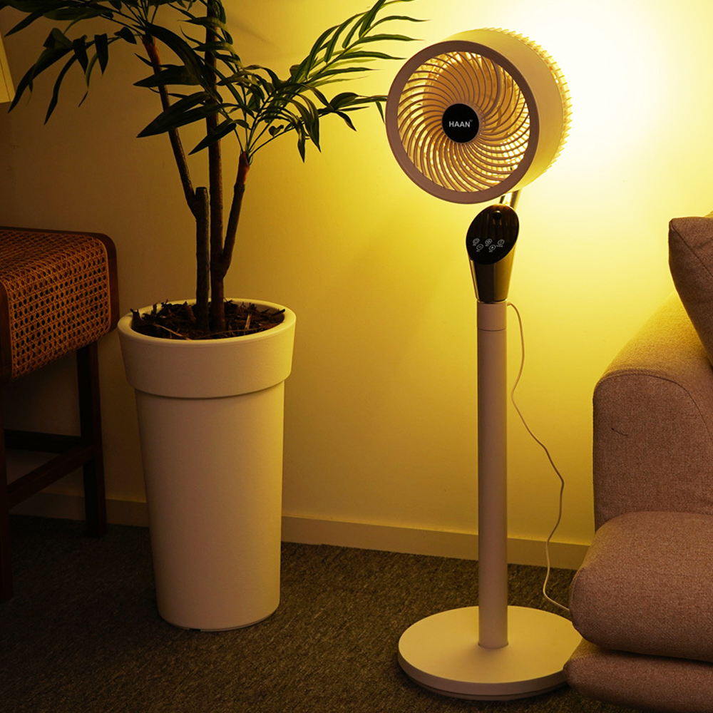 한경희 BLDC 써큘레이터 저소음 에어 서큘레이터 3D입체회전 무드등 선풍기