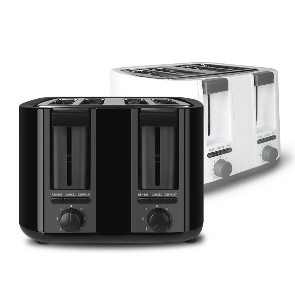 베이글 식빵 토스터 4구 토스트기 빵굽는 기계 토스트 NV200-TST4