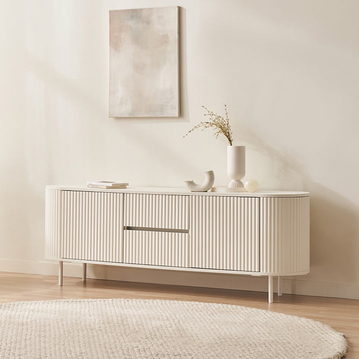 삼익가구 오엔 1600 템바보드 높은 수납장 거실장 티비다이