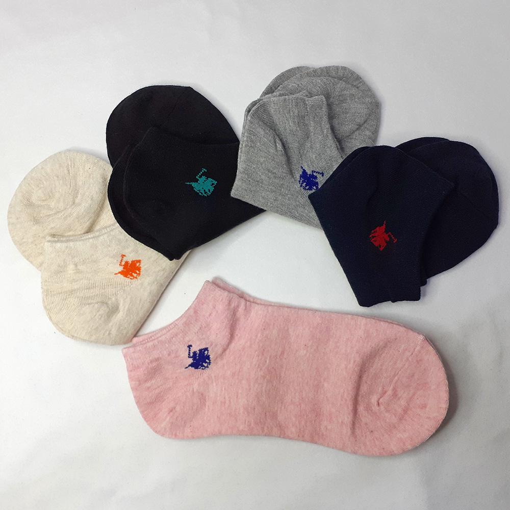 비버리힐스폴로클럽 여성용 패션 스니커즈 양말 5족 이미지 8