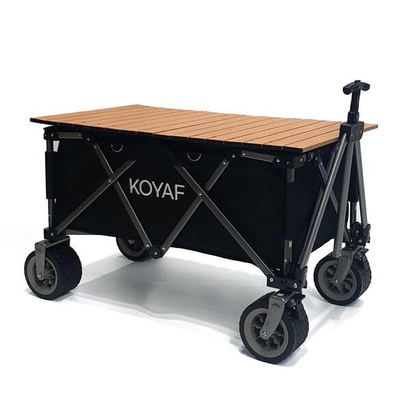 캠핑웨건 접이식 광폭 타이어 테이블 브레이크 대형 웨건 3종 폴딩 카트 손수레