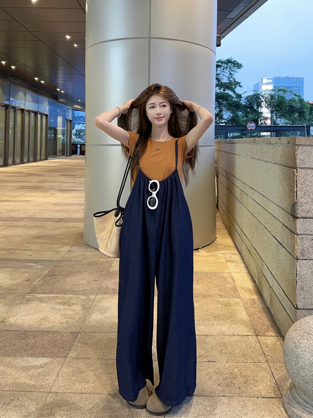 미녀와순정남 35회 임수향 멜빵 바지 팬츠 박도라 오버롤 데님 의상 옷 패션 - 상세 이미지 5
