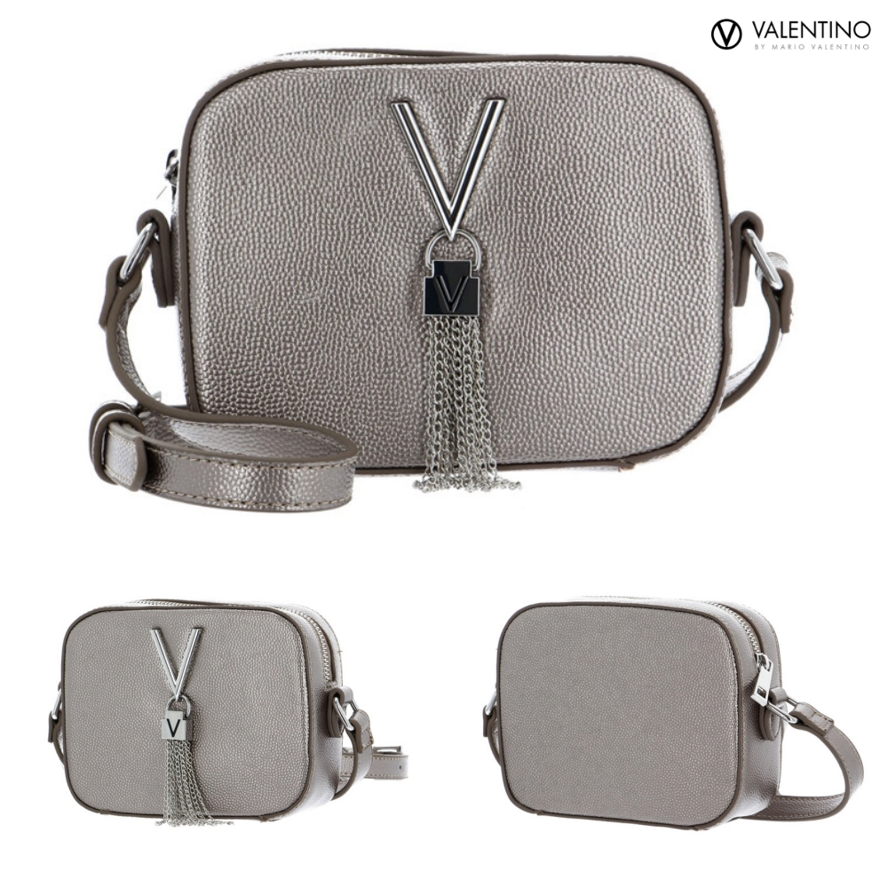 발렌티노 마리오 디비나 크로스백 숄더백 여성가방 VBS1R409G Grigio Met - 메인 이미지