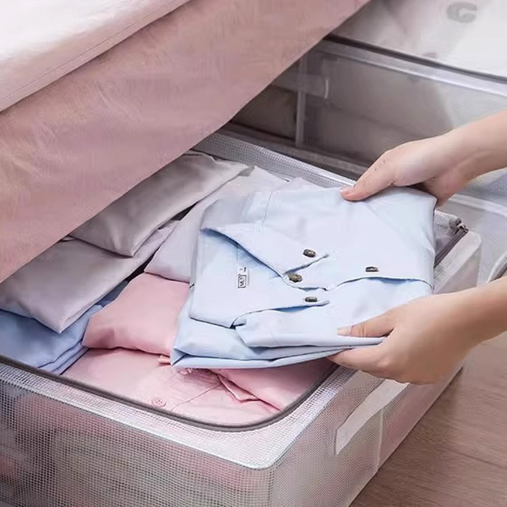 언더베드 리빙박스 침대밑수납 이불정리함 옷정리함 이불보관함 30L