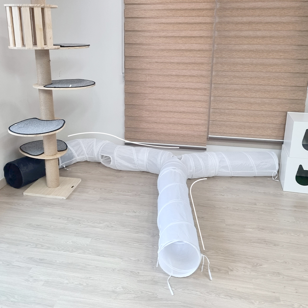 나마스펫 우다다 고양이 터널 바스락 장난감 고양이 숨숨집 - 상세 이미지 5