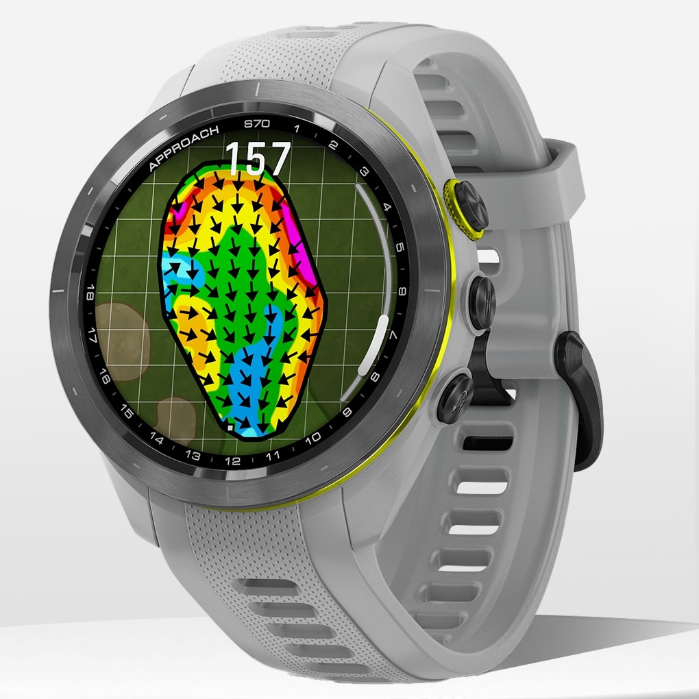 가민 어프로치 S70 GC GPS 골프 스마트워치 파우더그레이, 42mm - 상품 이미지