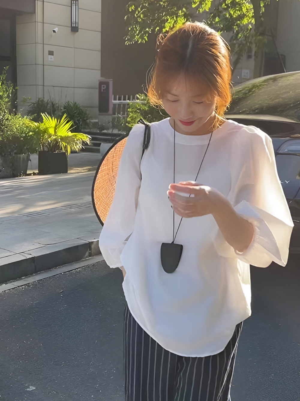 미우새 403회 이동건 엄마 블라우스 셔츠 세련된 7부 의상 옷 패션 - 상세 이미지 5