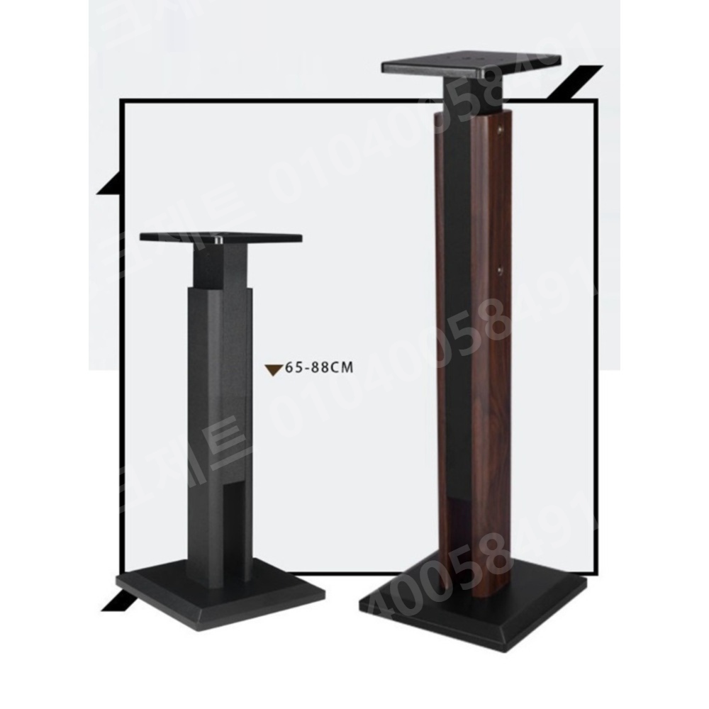 우퍼거치대 스피커 HIFI 오디오 삼각대 우드 철재 다리 - 상세 이미지 4
