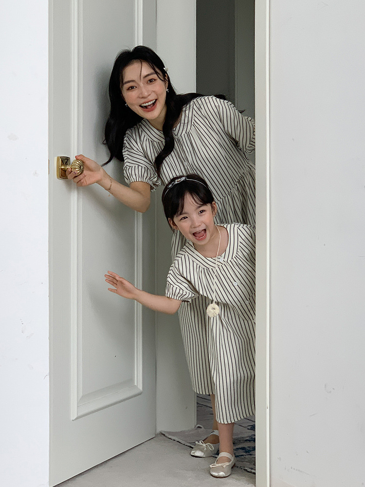 패밀리룩 맘커플룩 바캉스룩 여름원피스 반팔원피스 - 상세 이미지 2