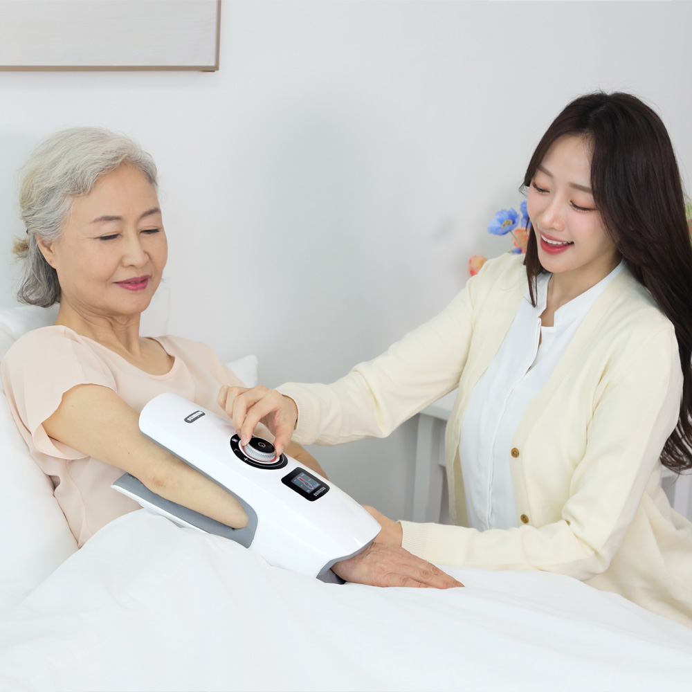 아이언 롱팔 전완근 무선 온열 공기압 손마사지기 MD-131OW - 상세 이미지 4