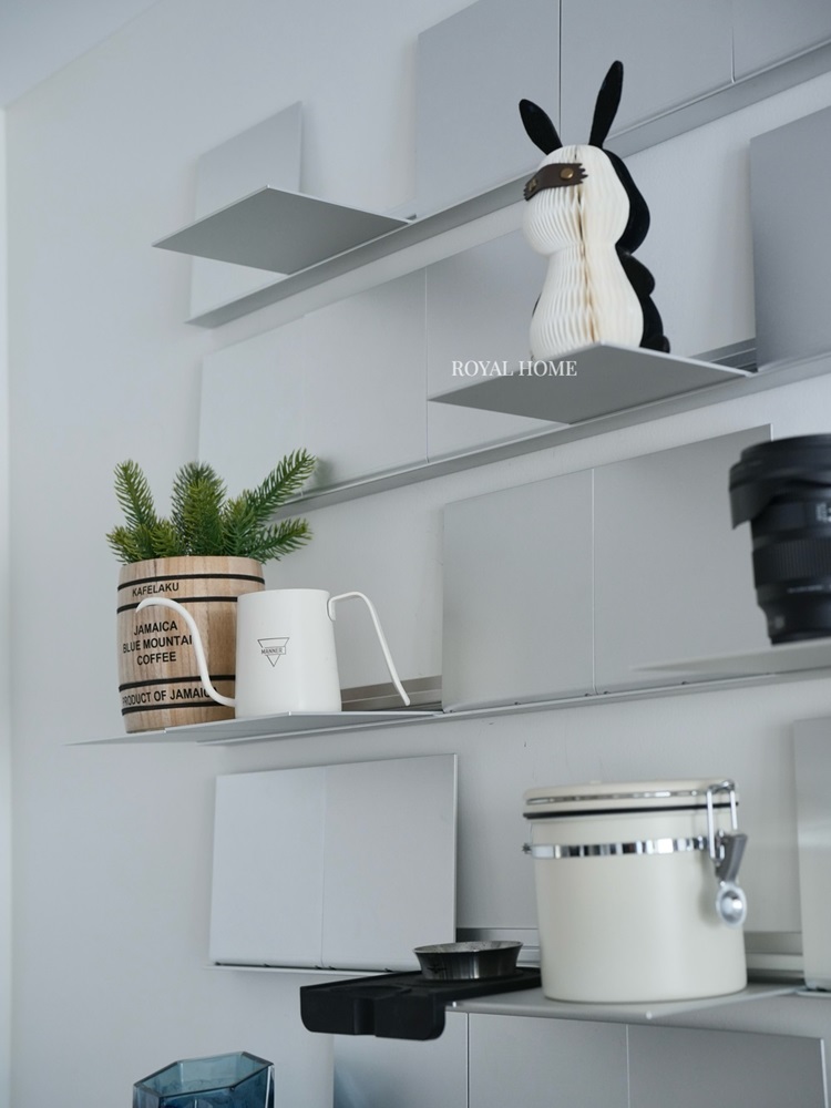 FLAP FOLDING SHELF 플랩 폴딩 쉘프 슬림 틈새활용문뒤선반 4 x 1단 - 상세 이미지 5