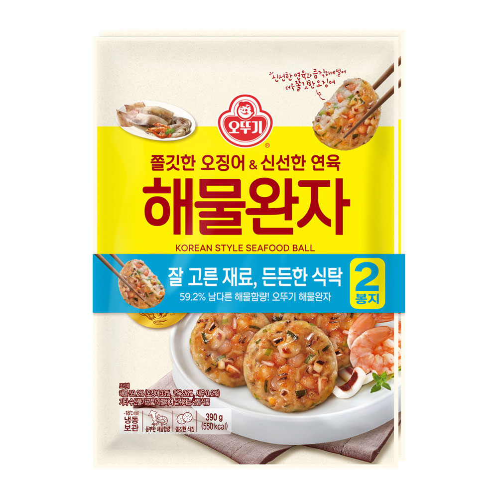 오뚜기 해물완자 390g 2개 - 메인 이미지
