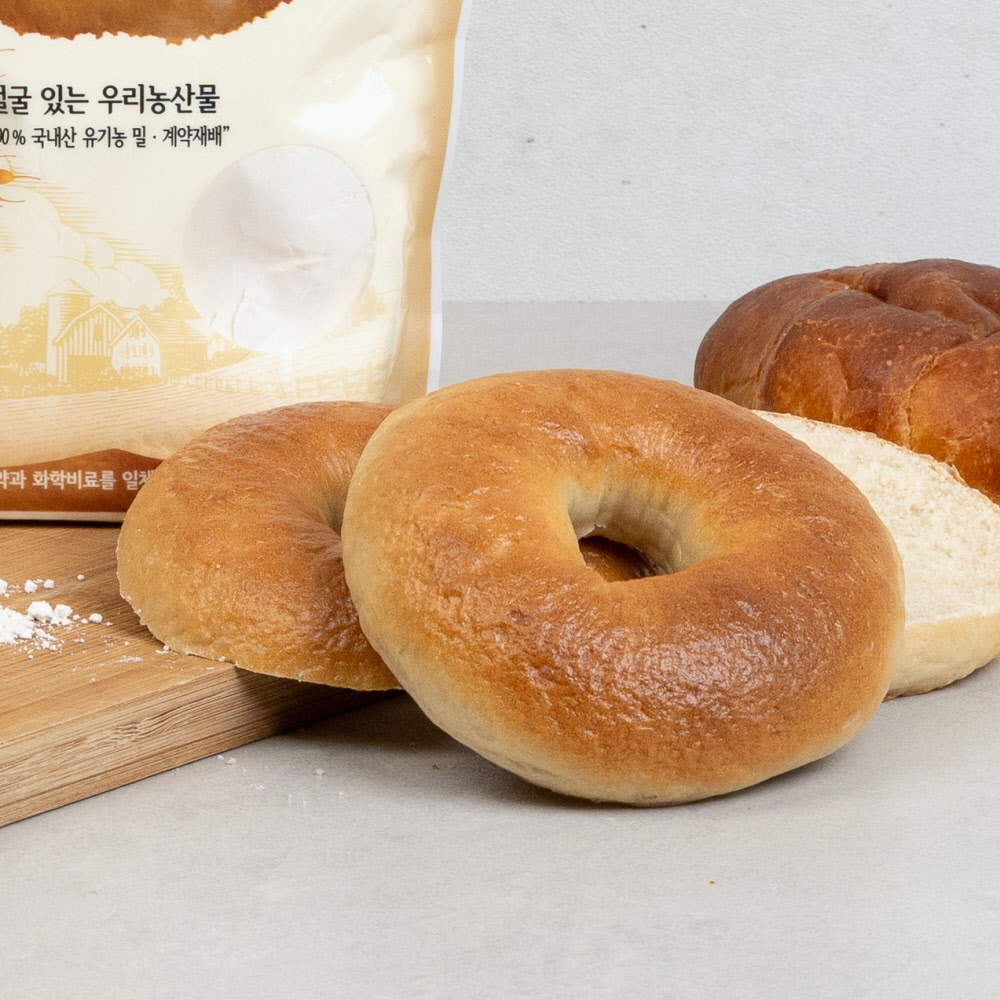 유기농 [ 우리밀 백밀가루 통밀가루 600g ] 중력분 강력분 반죽 제빵용 제면용 다목적 - 상세 이미지 5