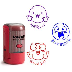 [자동스탬프]Trodat스마일칭찬도장(46025) - 상품 이미지