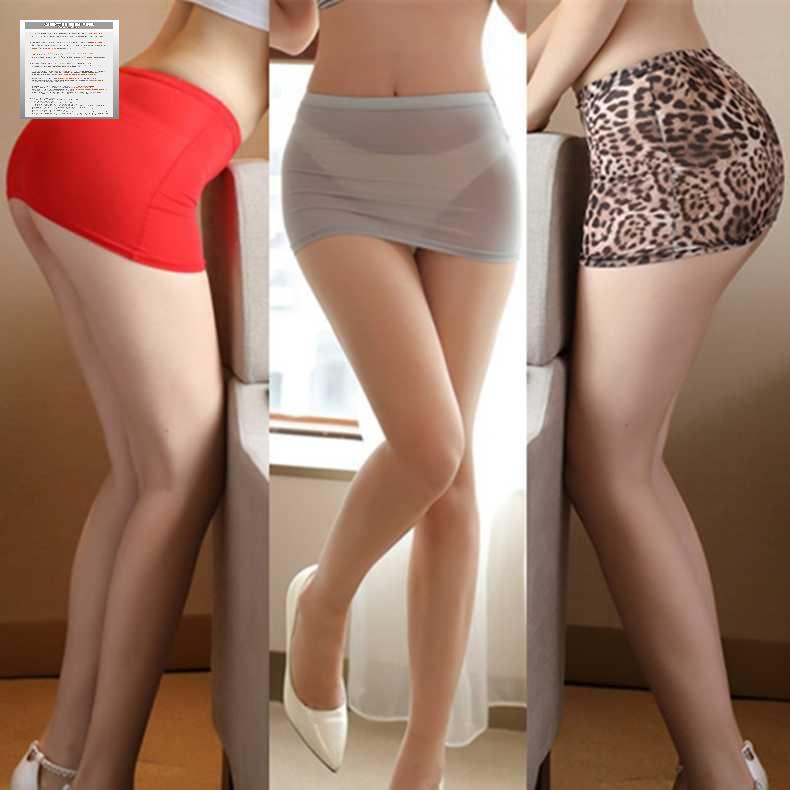 타이트 초미니 시스루 스커트 미니 여성 클럽 짧은치마 - 상품 이미지