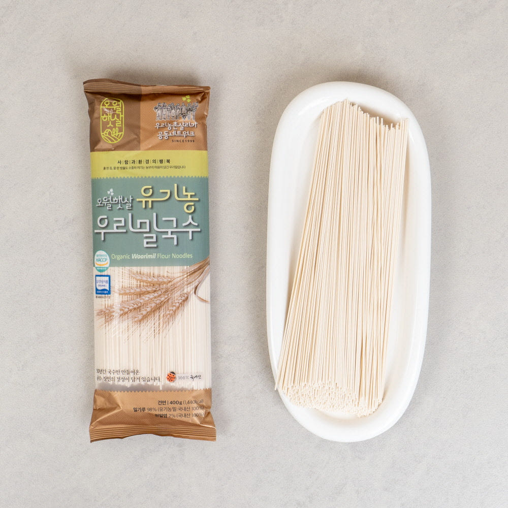 유기농 우리밀국수 제품 이미지