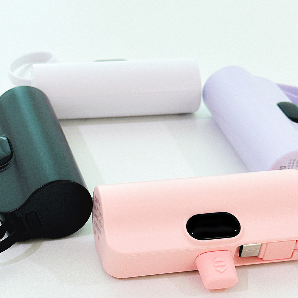 라쓰 일체형 도킹형 보조배터리 5000mAh C타입 8핀 - 상세 이미지 3