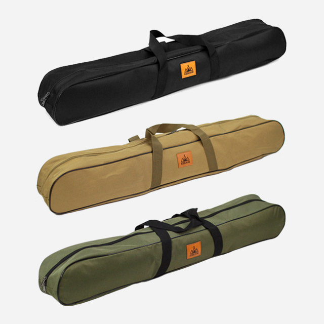 KOOLMAN 쿨맨 캠핑 폴대 가방 컴팩트 수납 정리 98cm 올리브그린