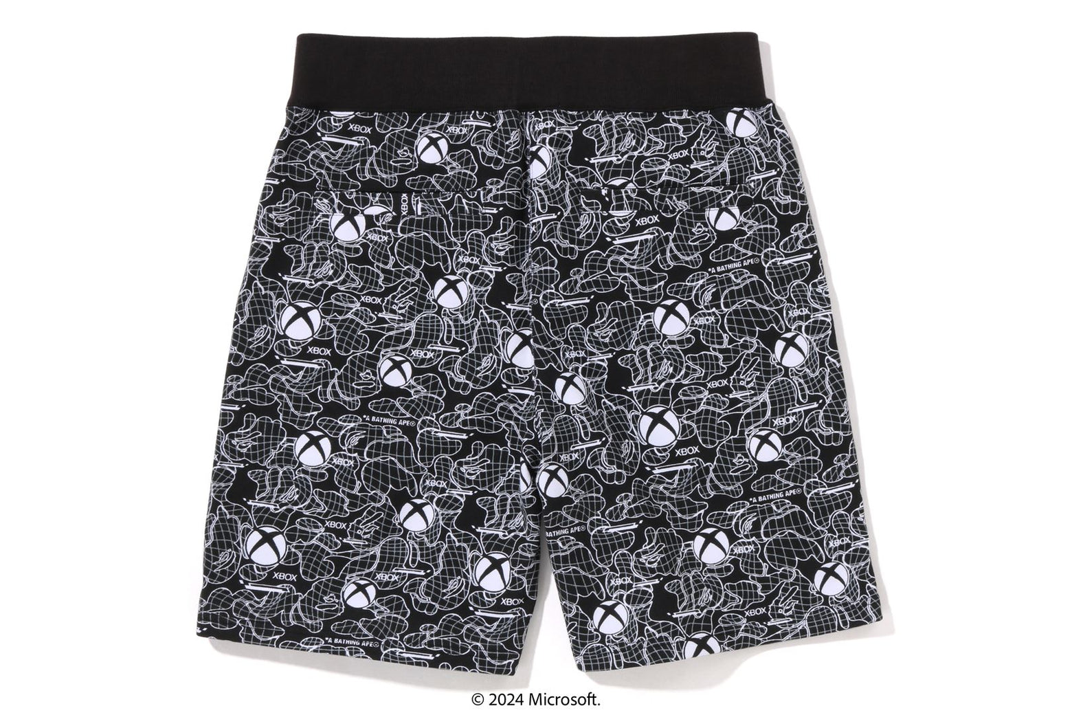 베이프 X XBOX 반바지 CAMO SWEAT SHORTS 1K73-153-901 - 상세 이미지 3