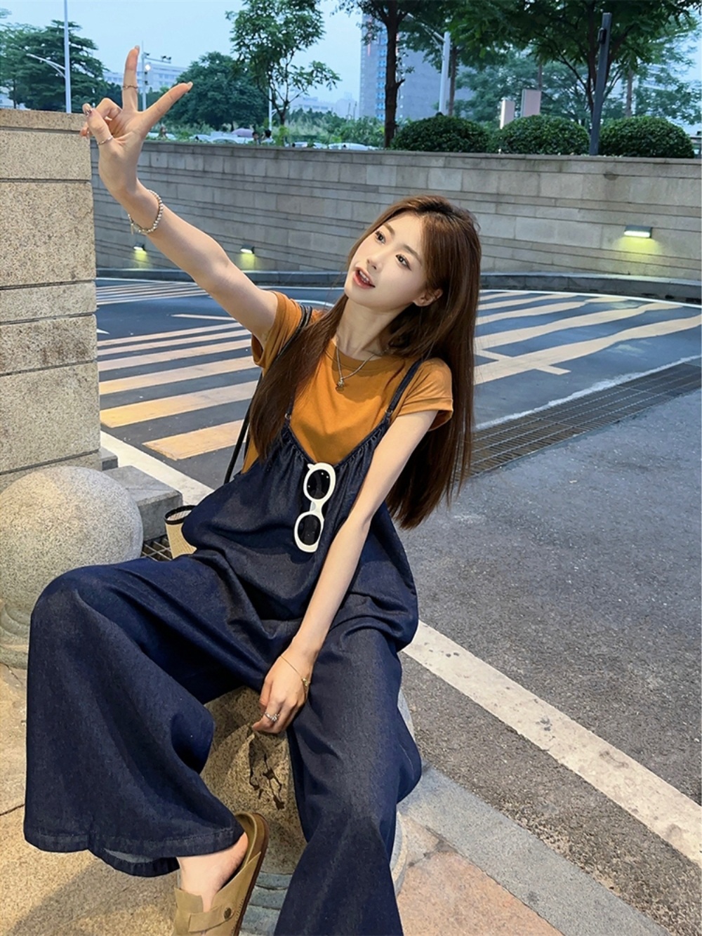 미녀와순정남 35회 임수향 멜빵 바지 팬츠 박도라 오버롤 데님 의상 옷 패션 - 상세 이미지 3