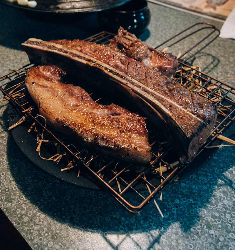 우대갈비 캠핑음식 소고기 반컷팅 1kg LA갈비 미국산 - 상세 이미지 2