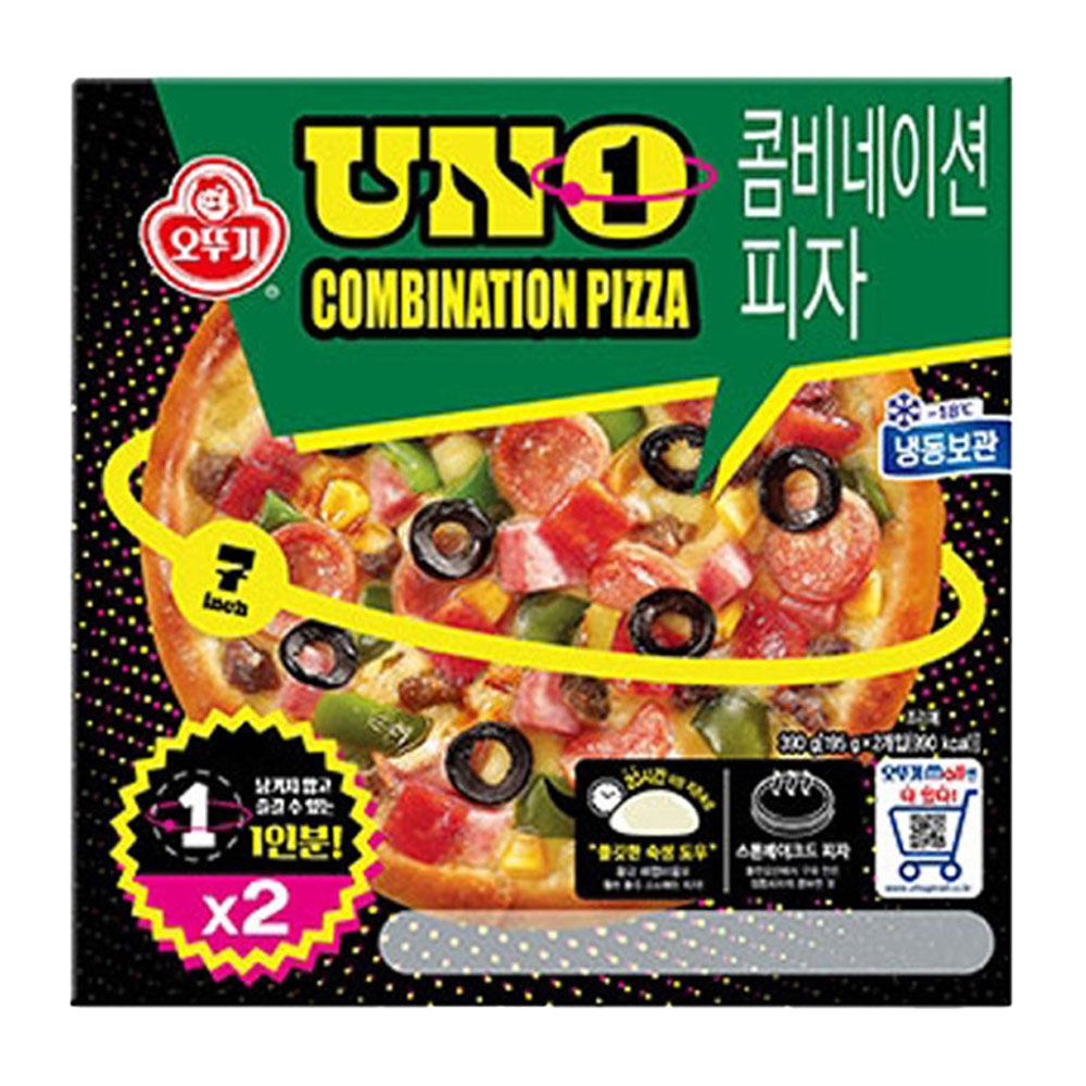 오뚜기 콤비네이션 피자 UNO 390g 2인분 - 메인 이미지