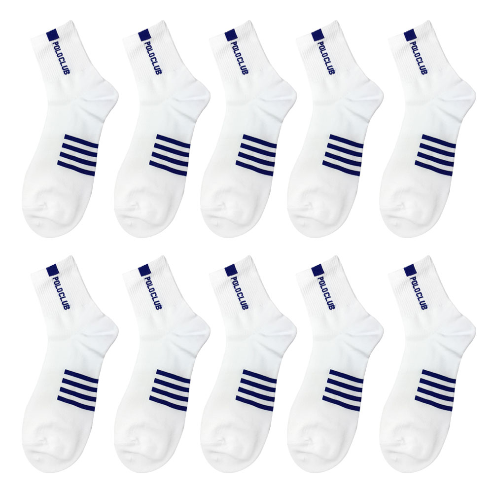 비버리힐즈폴로클럽 남성용 캐주얼 패션 망사 양말 10족 - 상품 이미지