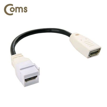 라이트컴 Coms HDMI 연장 케이블 15cm HDMI F to F v1.4 키스톤잭 4K2K (NT633)