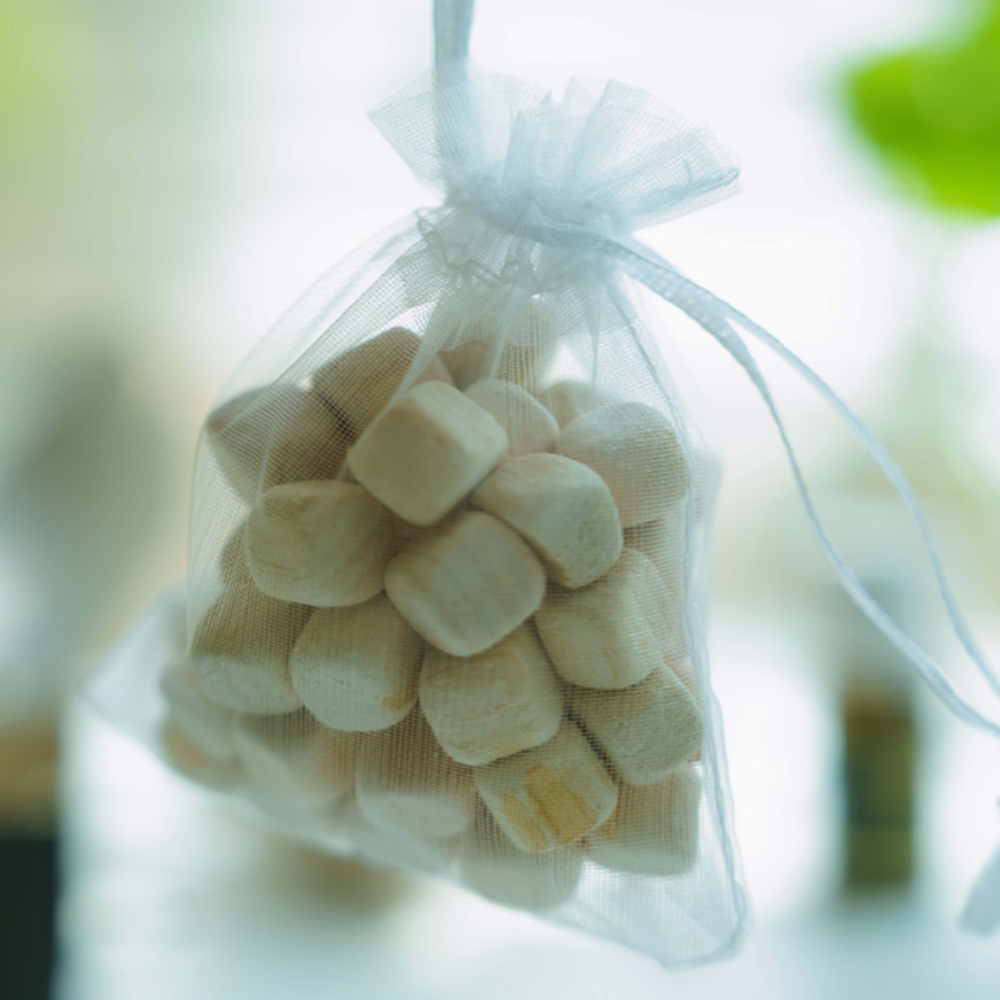 편백나무 큐브 칩 20g + 망 주머니