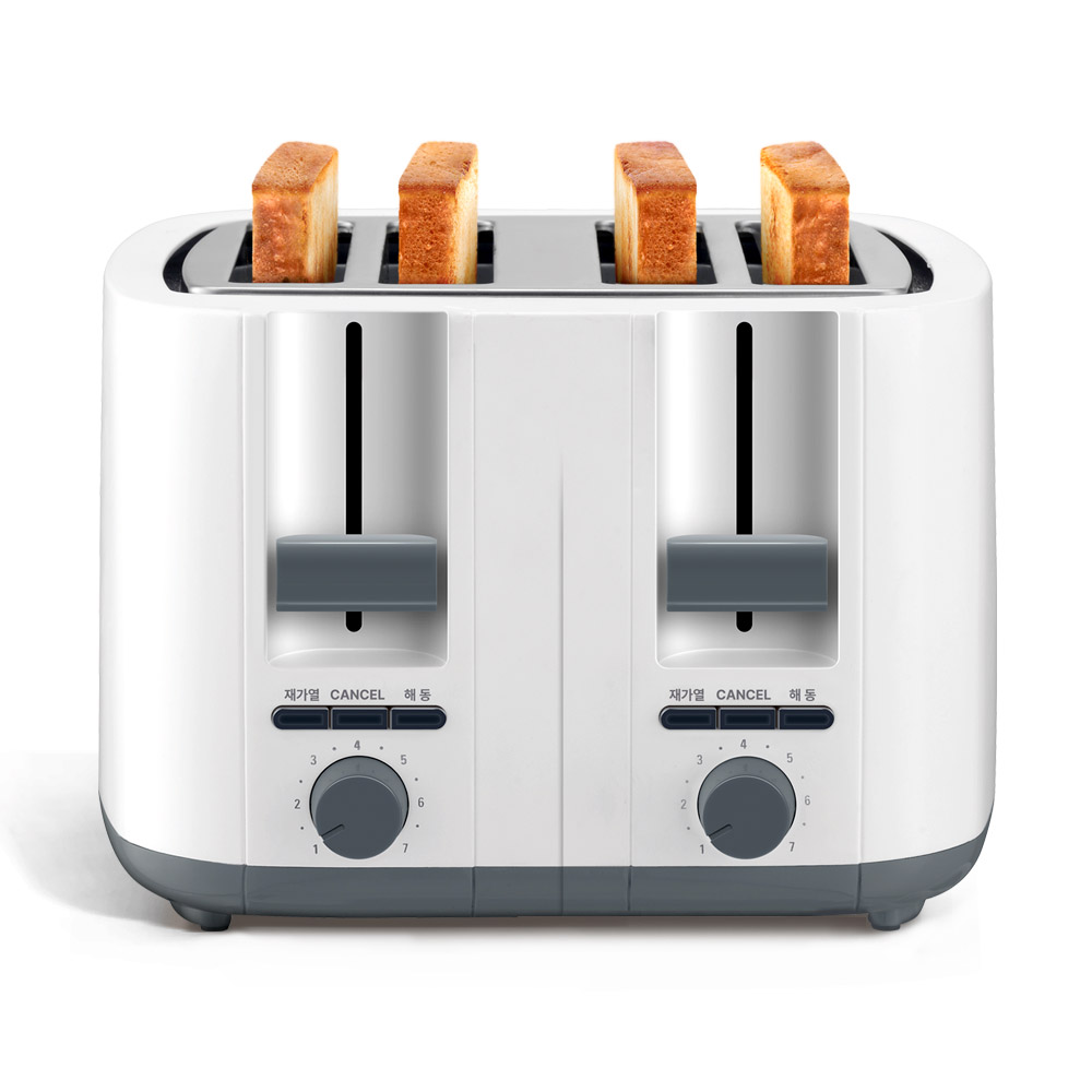 베이글 식빵 토스터 4구 토스트기 빵굽는 기계 토스트 NV200-TST4