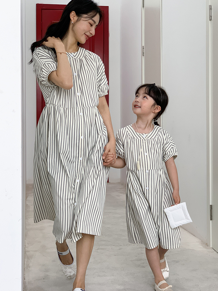패밀리룩 맘커플룩 바캉스룩 여름원피스 반팔원피스 - 상세 이미지 3