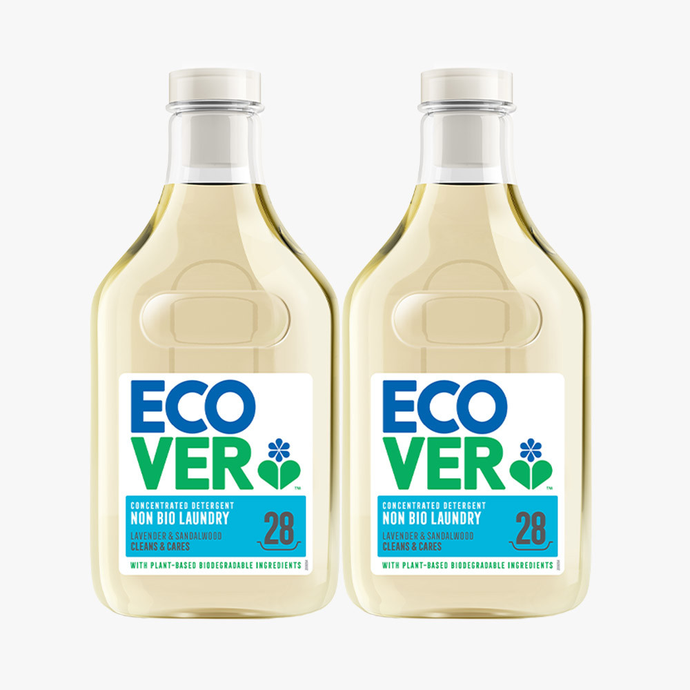 에코버 케어 세탁세제 라벤더 샌달우드 고농축 1L, 2개