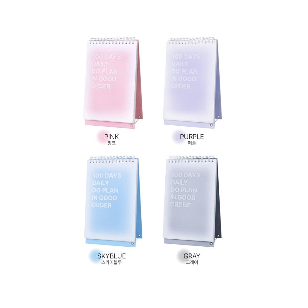 100일 스터디 플래너 탁상 위클리 4개월 데일리 워너디스 투두리스트 체크리스트 - 상세 이미지 3