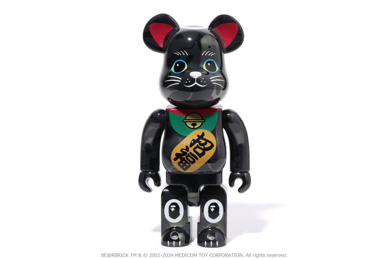 베이프 베어브릭 BEARBRICK MANEKINEKO DARUMA 100%&400% 1K73-185-901 - 상세 이미지 2