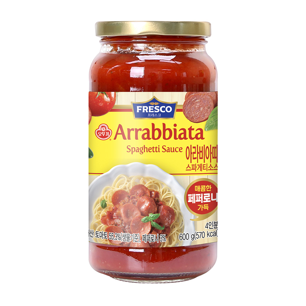 오뚜기 프레스코 스파게티소스 아라비아따 600G - 메인 이미지