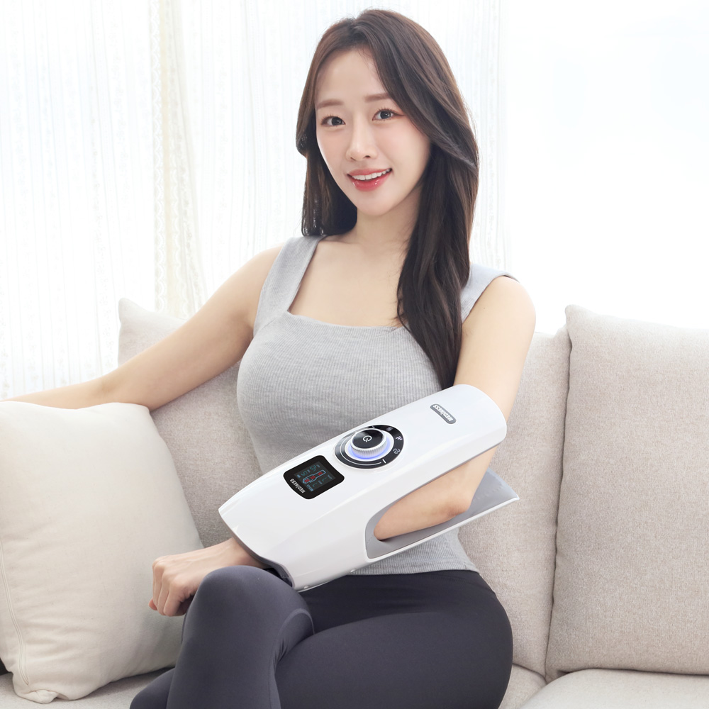 아이언 롱팔 전완근 무선 온열 공기압 손마사지기 MD-131OW - 상세 이미지 2