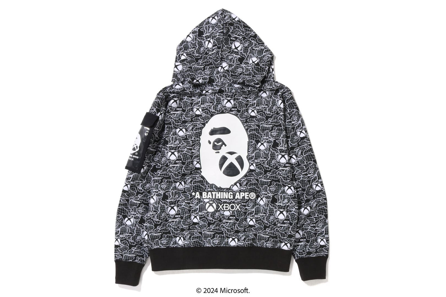 베이프 X XBOX 후드집업 CAMO FULL ZIP HOODIE 1K73-115-902 - 상세 이미지 2