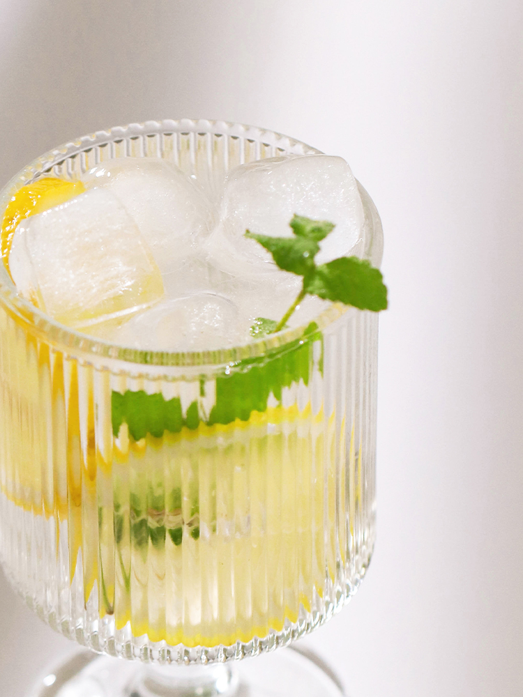 프라하 플리츠 고블렛잔 홈파티 예쁜유리잔 고급와인잔 230ml - 상세 이미지 3