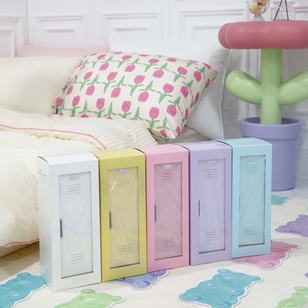 아텍스 철제 미니 캐비넷 소형 인테리어 책상 틈새 수납함 캐비닛 파스텔