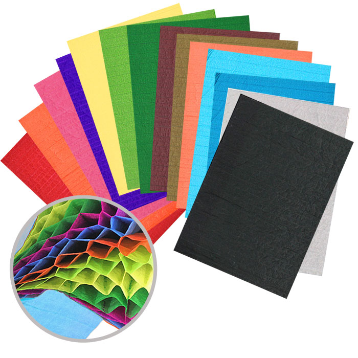 허니컴페이퍼 : 빨강 / 허니컴지 허니컴종이 모빌만들기재료 이미지 2