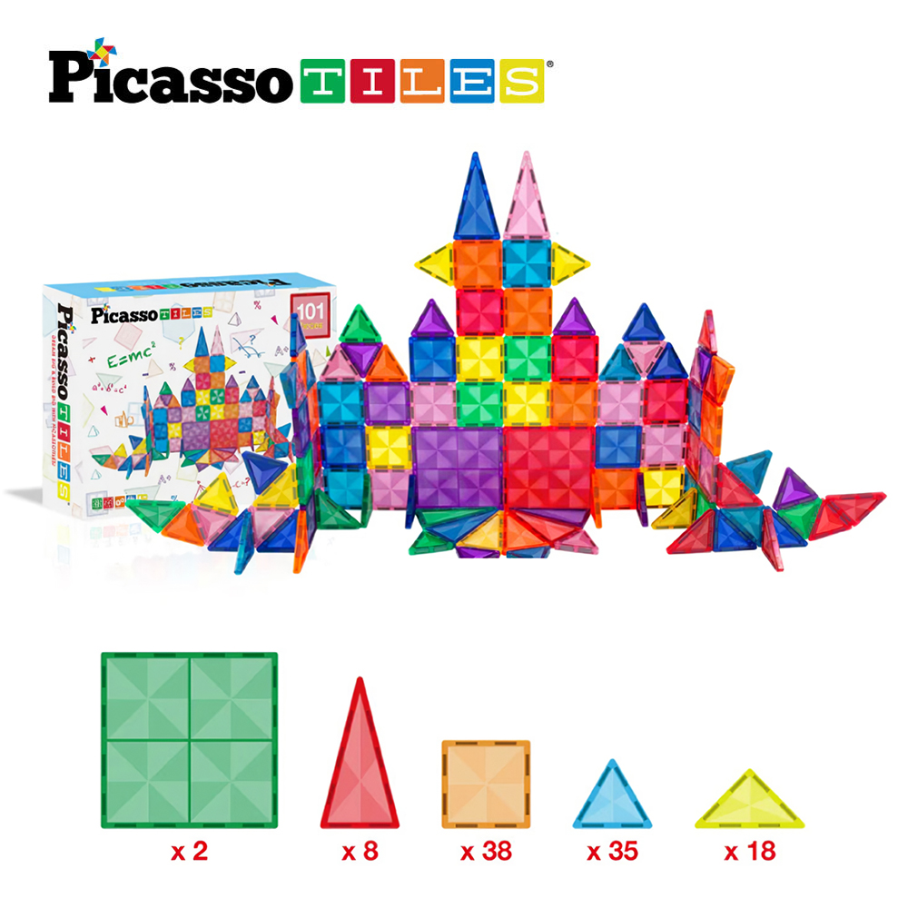 피카소타일 창의력 자석블럭 놀이 미니 101pcs - 상세 이미지 3